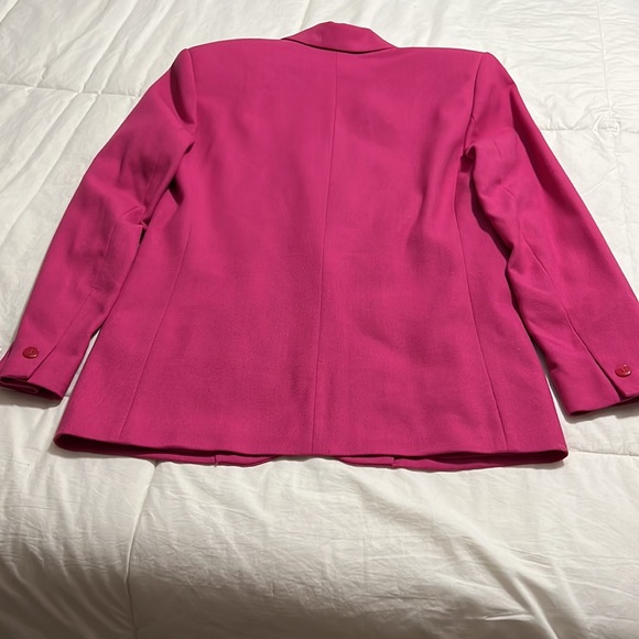 Women’s Open Front Teed Fringe Jacket Pink size 7/8 - Picture 2 of 4